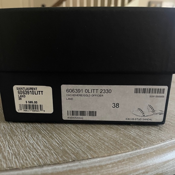 Saint Laurent sandals - size 38 (7.5/8US WOMENS) - Picture 3 of 8